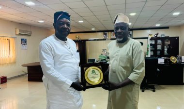 FUOYE Leadership Meets JAMB Registrar Prof. Ishaq Oloyede to Strengthen Collaborative Efforts in Educational Excellence