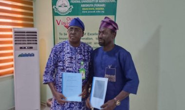 FUNAAB VC Prof. Babatunde Kehinde Signs MoU with Alumni to Establish 800-Hectare Farm, Emphasizes Role of Private Partnerships