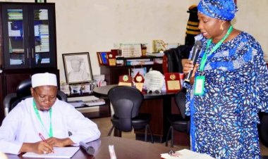 FULafia VC Prof. Shehu Abdul Rahma Welcomes Newly Elected ANUPA Officials