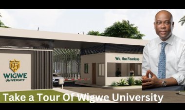 Rivers State Governor Siminalayi Fubara Honours Late Access Bank CEO, Awards 100 Scholarships to Students at Wigwe University