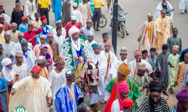 Kano State Polytechnic Rector Attends Turbaning Ceremony of Registrar as Falakin Kano