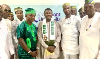Alamala Barracks Honors Covenant University Vice-Chancellor with Honorary Membership