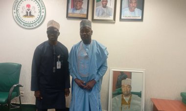 Rt. Hon. Yusuf Kure Baraje Meets Abdulkadir Kure University VC to Discuss Collaboration