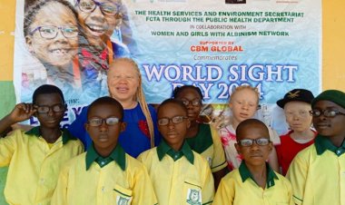 Partially Blind Students Celebrate Clearer Vision Through World Sight Day Outreach in Abuja