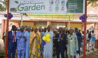 FUTMinna Management Inaugurates School of Environmental Garden