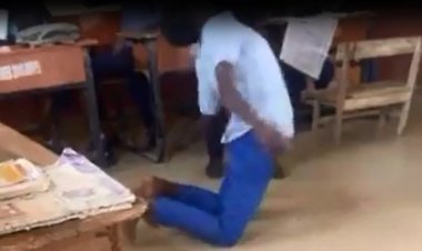 Schoolboy Disciplined for Love Letter to Teacher