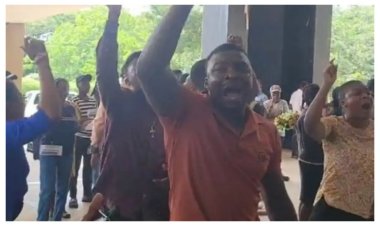 OAU Students Protest, Chase Out Representatives of Former VC Over 1999 Cult Killings