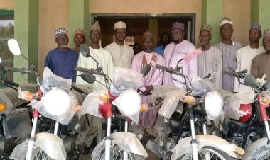 Senator Aliero Donates Motorcycles to Kebbi State University to Boost Campus Security and Operations