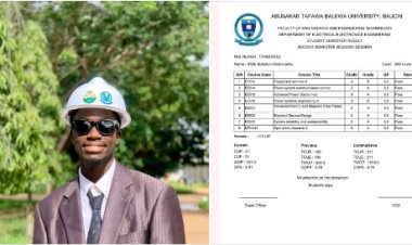 ATBU’s Suleiman Sani Sulen Jebu Graduates with First-Class Honors, Earns 4.79 CGPA