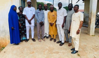 Niger State Polytechnic SUG President Sani Murktar Pays Courtesy Visit to Teachers at Government College Bida