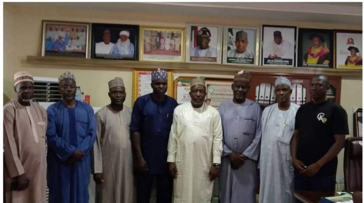 Federal University Birnin Kebbi VC Hosts Senator Maidoki's Scholarship Committee