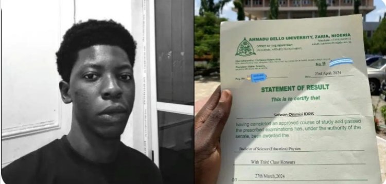 Nigerian Man Goes Viral for Celebrating Third-Class Degree After Nine Years at Ahmadu Bello University