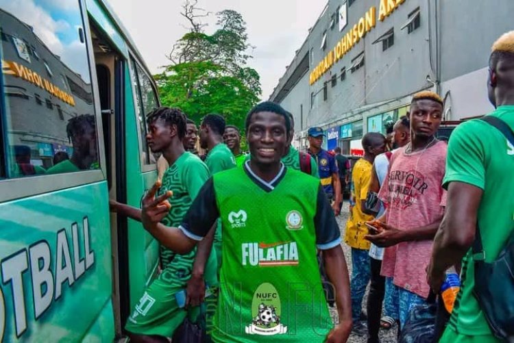 Alfred Arigu Flaunts FULafia FC Jersey with NPFL Star Anas Yusuf