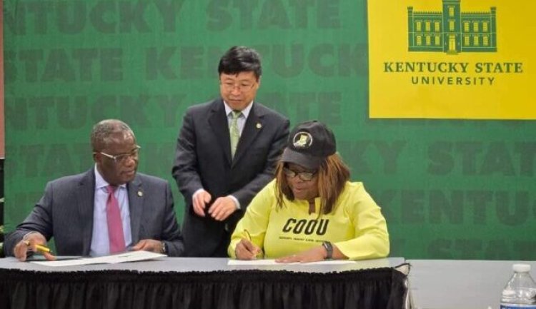 Chukwuemeka Odumegwu Ojukwu University Signs MoU with Kentucky State University