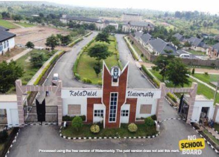 KolaDaisi University Opens Enrollment for 2024 Academic Session