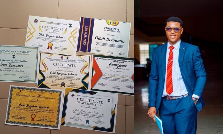 "I Didn't Just Earn a Degree, I Made an Impact" – UNN Graduate Odoh Benjamin Uchenna Reflects on Transformative Journey