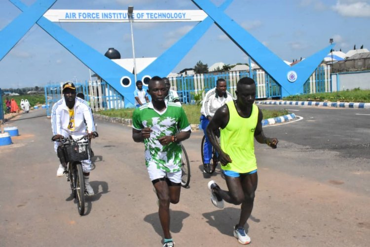 Air Force Institute Student Runs 64 Kilometers in Honor of Nigeria's 64th Independence