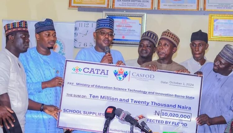 CATAI and CASFOD Donate N10 Million to Borno for School Uniforms for Flood-Affected Children