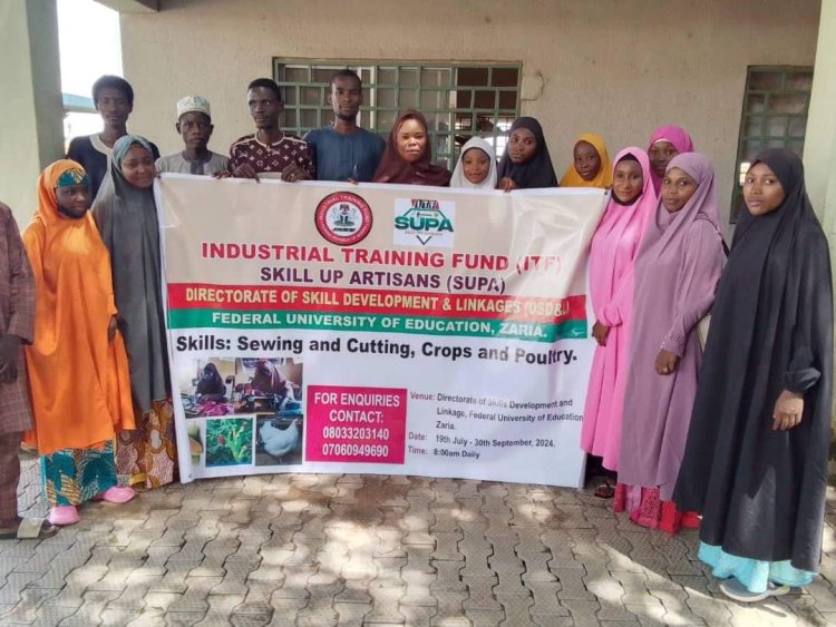 Federal University of Education, Zaria Hosts ITF Skill Up Artisan Programme