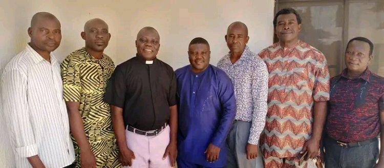 NKST Mkar Clergymen Pay Visit Elder Joel Tivde Kanyi Following DVC Appointment at University of Mkar