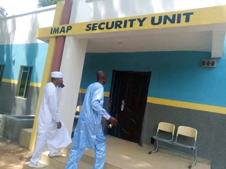 IMAP Acting Rector Dr. Nurudeen Inspects Newly Constructed Security Office