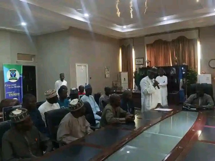 University of Maiduguri's New Vice-Chancellor Receives Congratulatory Visit From Director of Works, Physical Planning and Development Department