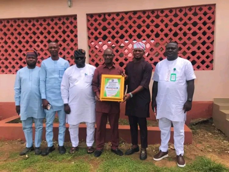 Okun Youth Frontiers Honors Prof. Eniola of KSU Kabba with Excellence Award