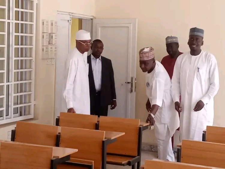 Acting Rector Dr Nurudeen Inspects TETFund Project at Isa Mustapha Agwai I Polytechnic