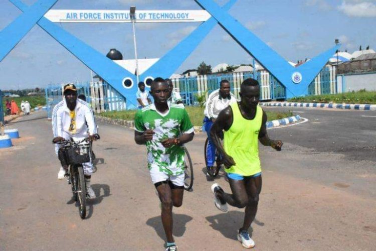 400-Level Student of Air Force Institute of Technology  Runs 64 Kilometers to Celebrate Nigeria's Independence Anniversary