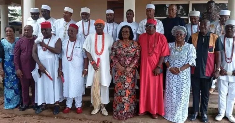 You Have Done So Well, Asaba Traditional Ruler Appreciates UNIDEL VC