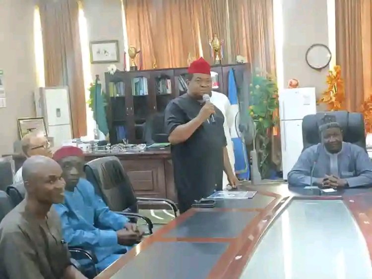 UNIMAID VC Prof. Mohammed Laminu Mele Receives Congratulatory Visit from Igbo Community