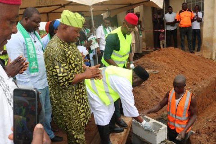 NOUN VC Promises Commitment as the University's Alumni Association Water Factory Project Takes Off