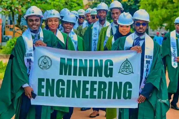 ABU's Pioneer Mining and Minerals Engineering Graduates Inducted