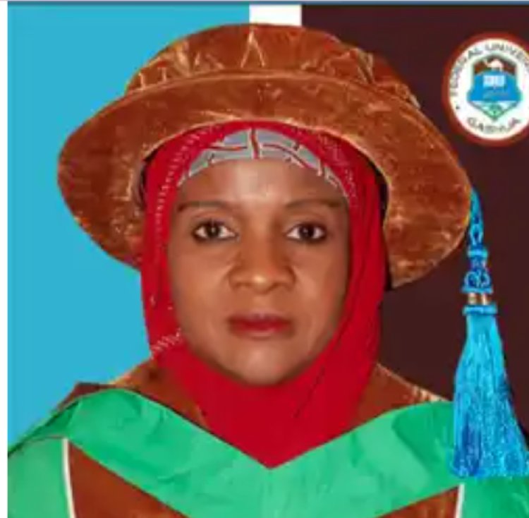 Federal University Gashua VC Prof. Maimuna Waziri, Recieved Letter Of Appreciation