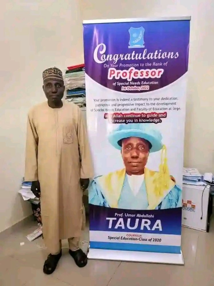 Meet Prof. Umar A. Taura's Stellar The First PhD & Professor in Special Education