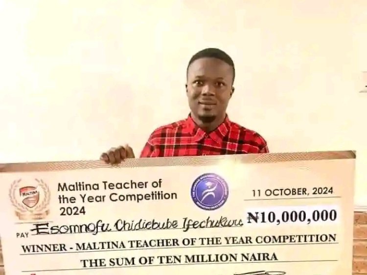 From Math Failure to Award-Winning Teacher: Chidiebube Esomnofu's Inspiring Story