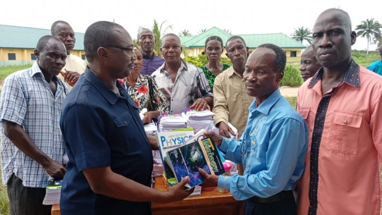 Alumni Association Donates Educational Materials to Abbi Schools, Urges Students to Value Education