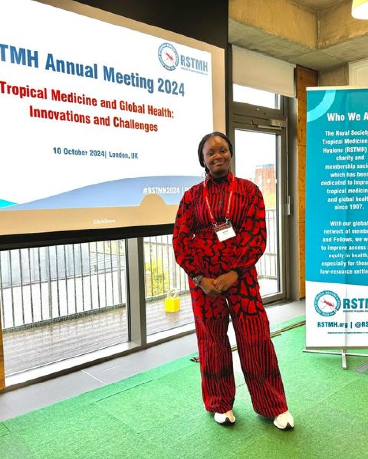 Maduka Winifred Presents Research on Water Supply Services in Enugu State at RSTMH Annual Meeting in London