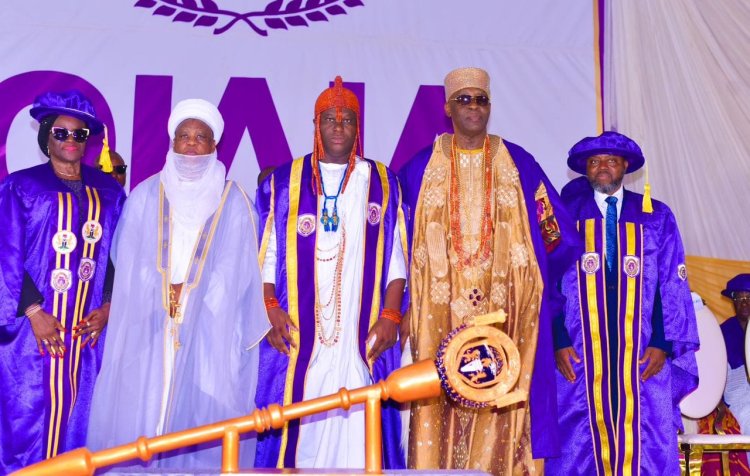 Dignitaries in Attendance at Ojaja University Maiden Convocation in Ilorin