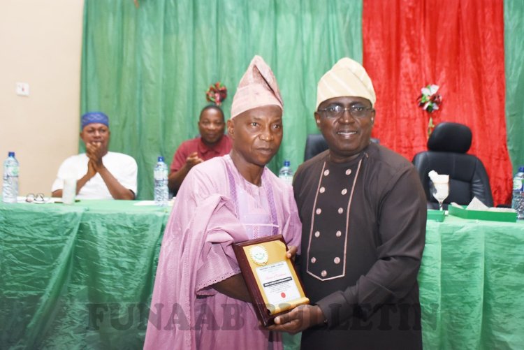 FUNAAB Works Directorate Honors Outgoing Director, Engr. Olawole Akinyele