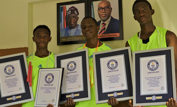 Nigerian Students Break Rope-Skipping Records in Guinness World Records 2025