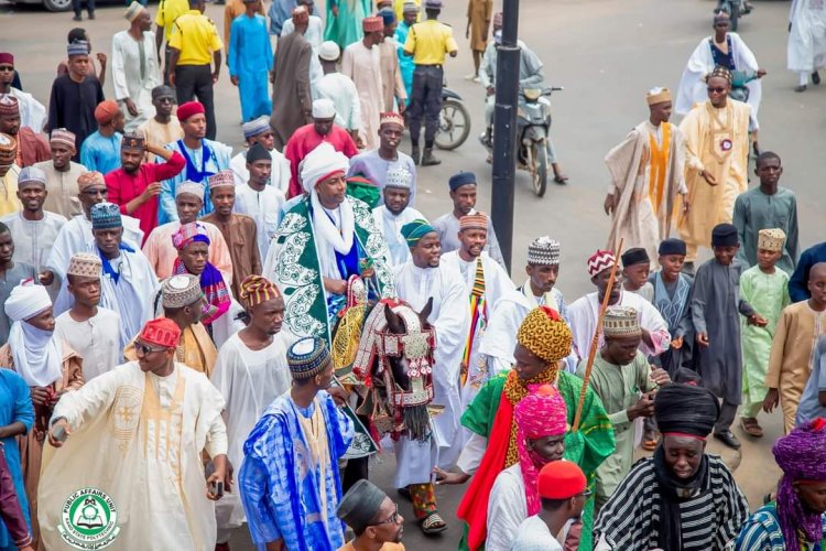 Kano State Polytechnic Rector Attends Turbaning Ceremony of Registrar as Falakin Kano