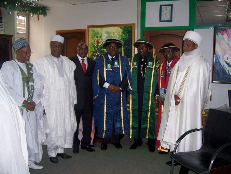 NOUN Recalls 2009 Convocation Honoring Shehu Shagari, David Mark, and UNESCO Secretary General