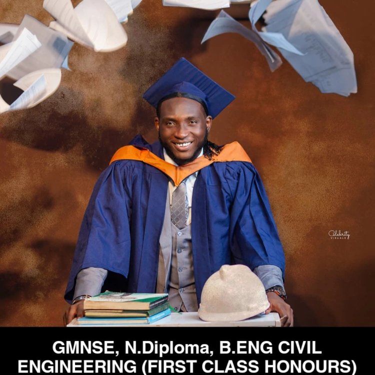 UNILORIN Graduate Earns Two First Class Degrees in Civil Engineering