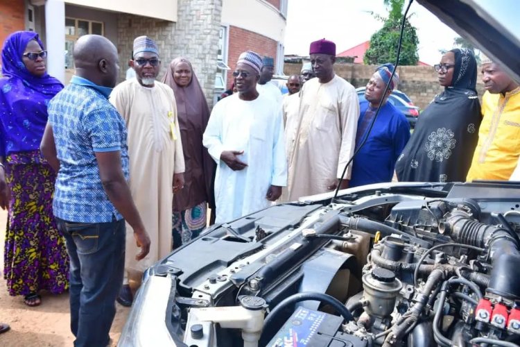 KWASU Engineering Team Converts Petrol Car to CNG, Promoting Eco-Friendly Transport