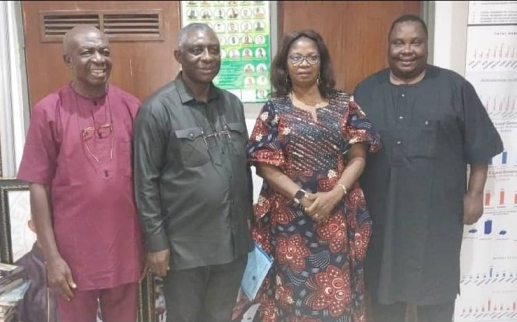 Benue State Education Commissioner Rev. Dr. Frederick Ikyaan Meets with College of Education Oju Governing Council