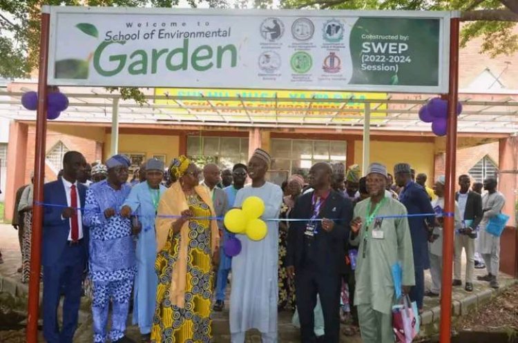 FUTMinna Management Inaugurates School of Environmental Garden