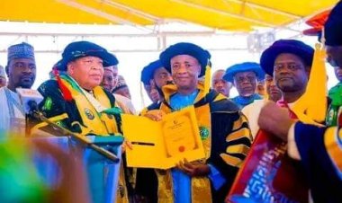 Federal University Dutsin-Ma Awards Honorary Doctorate Degree in Political Science to Sokoto State APC Leader