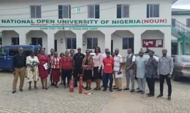 National Open University of Nigeria Owerri Study Centre Conducts Fire Safety Training for Staff