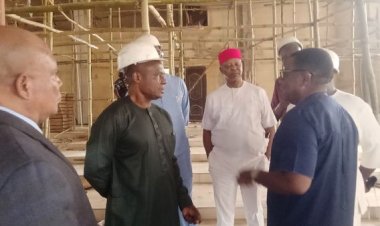 ESUT Governing Council Inspects 1000-Capacity Barr. Dr. Peter Ndubisi Mbah Auditorium